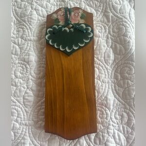 Vintage Hand-painted notepad holder